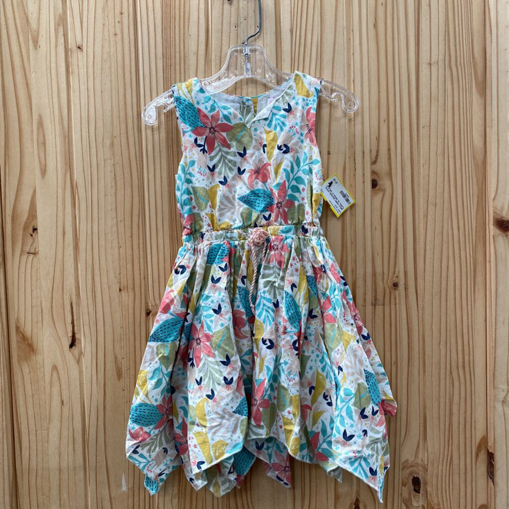 GIRLS TOMMY BAHAMA WHITE FLORAL SL DRESS 2T