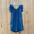 GIRLS KICKEE KIDS DK TEAL ROMPER 2T