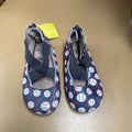 GIRLS BOW TOES SHOES W/BASEBALLS/HEARTS