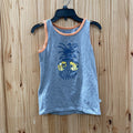 BOYS TOMMY BAHAMA TANK GREY/ORANGE W/PINEAPPLE M 7/8