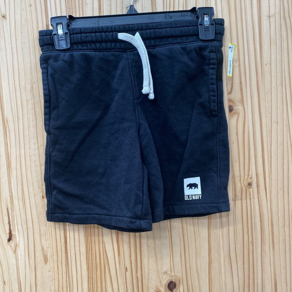 BOYS OLD NAVY BLK/WHITE SHORTS M 8