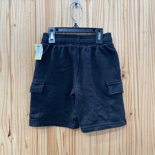 BOYS NEW BALANCE SHORTS BLK/WHITE L 7