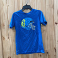 BOYS NIKE ROYAL BLUE SHIRT W/HELMET M 10