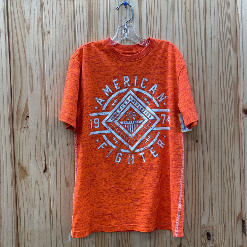 AMERICAN FIGHTER SHIRT ORANGE/WHITE S