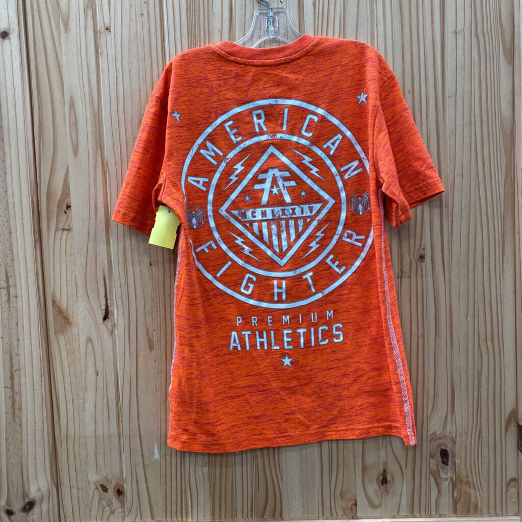 AMERICAN FIGHTER SHIRT ORANGE/WHITE S
