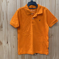 BOYS NAUTICA ORANGE/NAVY BLUE POLO SHIRT 5