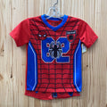 BOYS SPIDERMAN 2PC PAJAMA SET RED/BLUE/BLK XS 4/5