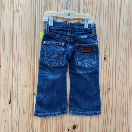 BOYS WRNGLER DENIM JEANS 1T SLIM 12/18M