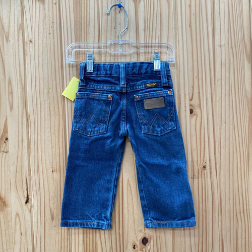BOYS WRANGLER DK DENIM JEANS 1T 12/18M
