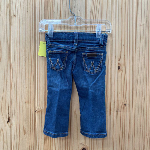 BOYS WRANGLER DK DENIM JEANS 12M