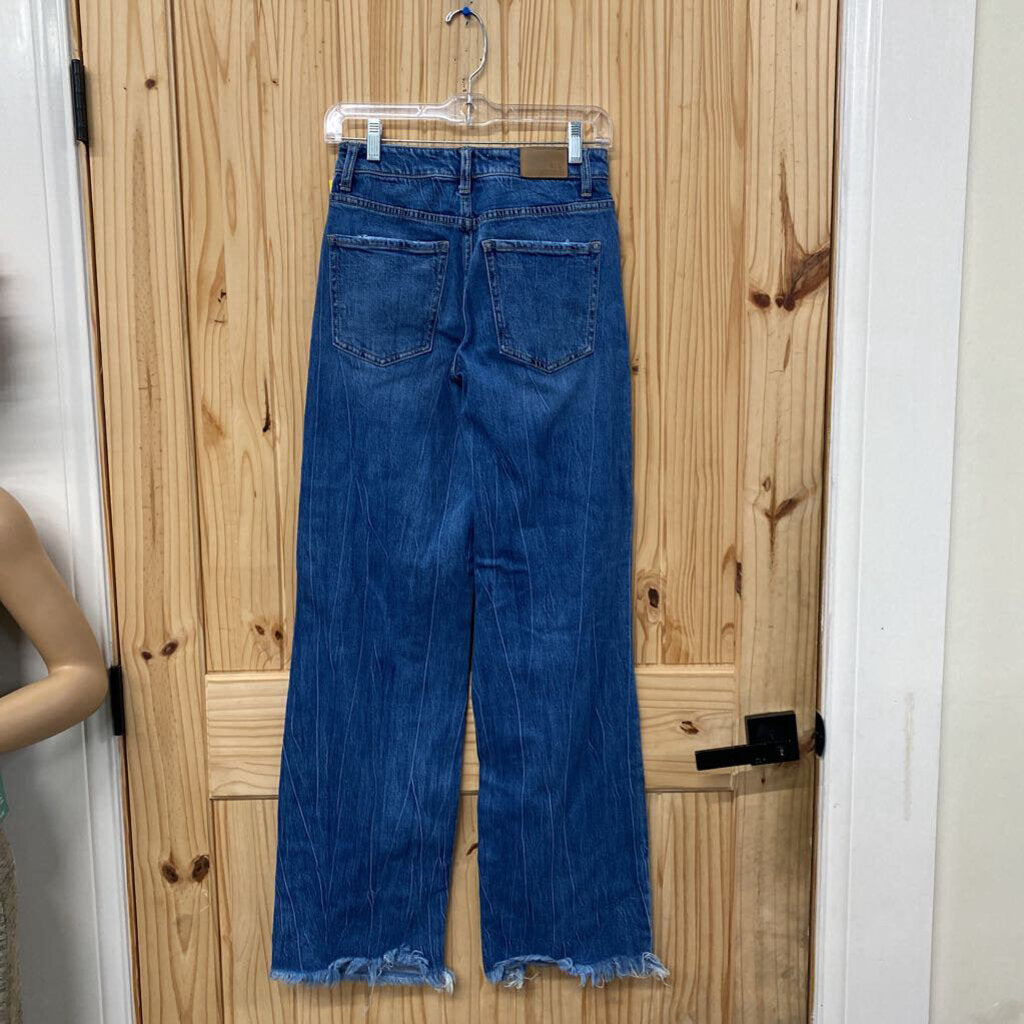 WOMENS BKE BILLIE DENIM FLARE JEANS 26