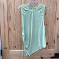 WOMENS FREE PEOPLE LT GREEN TANK M
