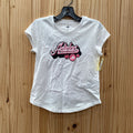 GIRLS ADIDAS 2PC SET PINK/WHITE/BLK 4