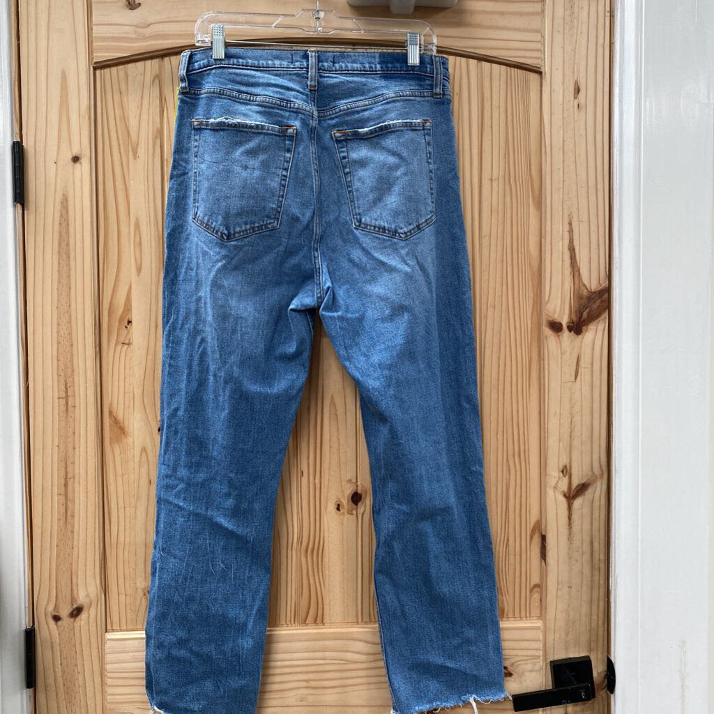 WOMENS ABERCROMBIE & FITCH DENIM DIST. JEANS 14