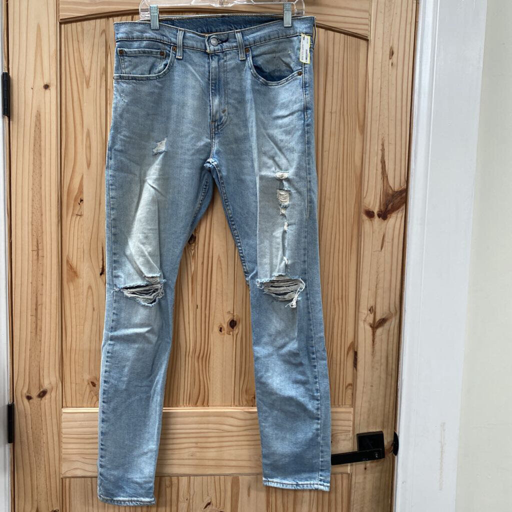 MENS LEVIS LT DENIM DIST. JEANS 34X34