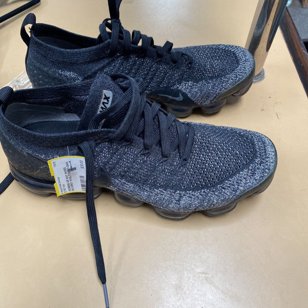WOMENS AIR MAX SHOES BLK/GREY W/GLITTER 9.5