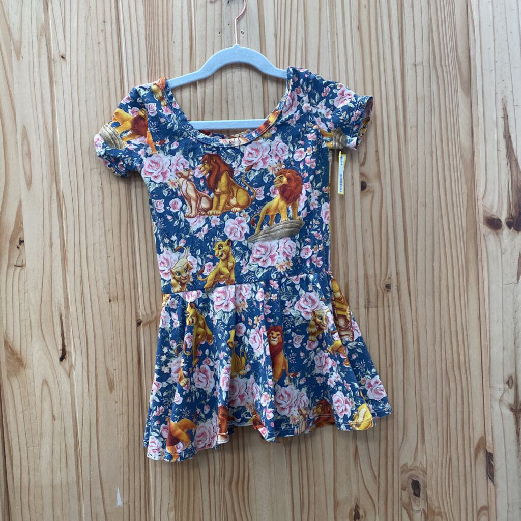 GIRLS WILD RICK KIDS LION KING DRESS 5/6