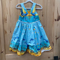 GIRLS GRANDMA LOVES ME SL BLUE DRESS UNDERWATER THEME 6
