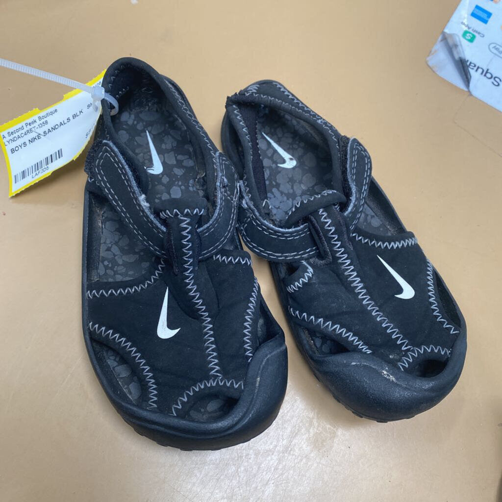 BOYS NIKE SANDALS BLK
