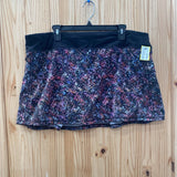 WOMENS LULULEMON SKORTS BLK/MULTI COLOR 16