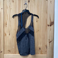 WOMENS LULULEMON GREY/BLK TANK