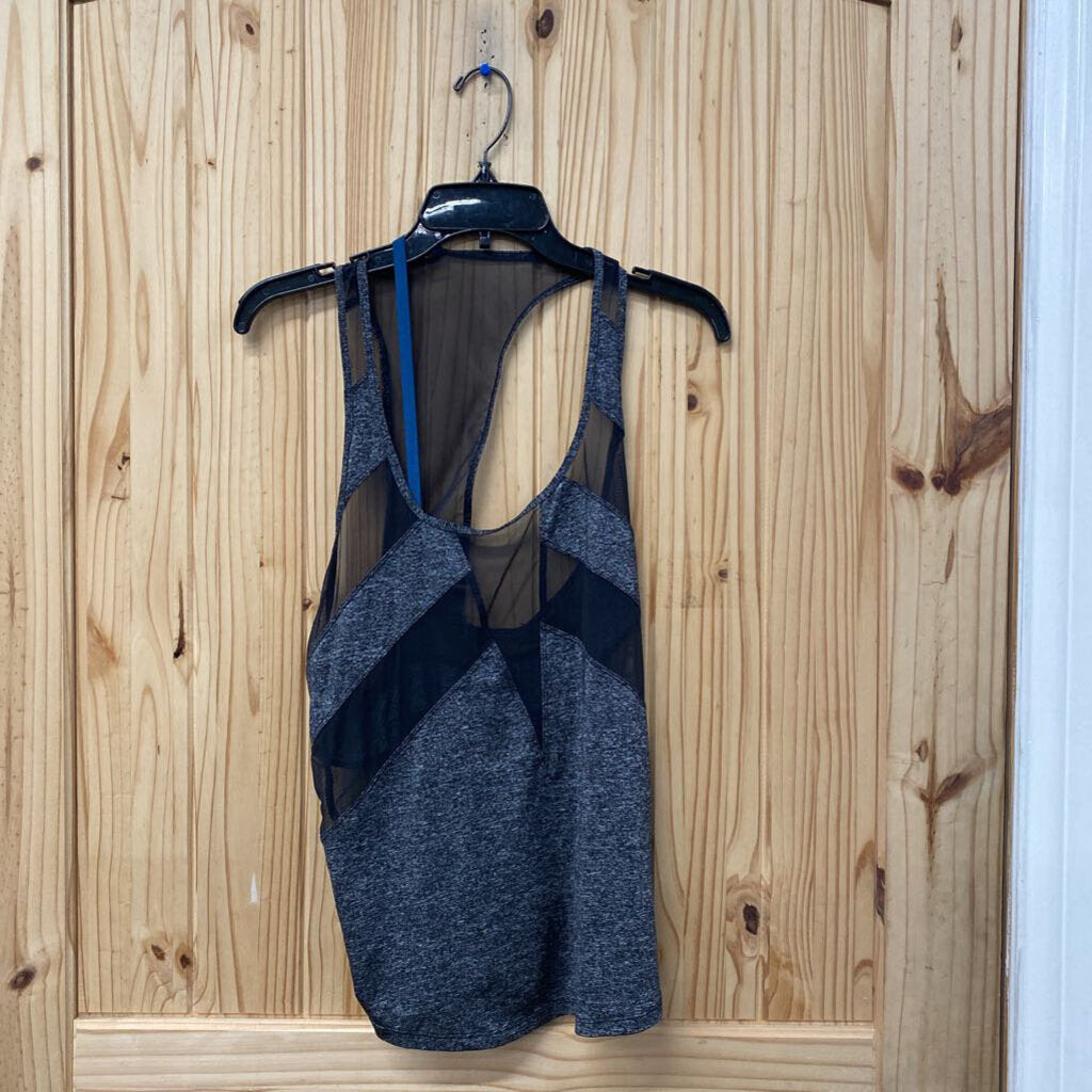 WOMENS LULULEMON GREY/BLK TANK