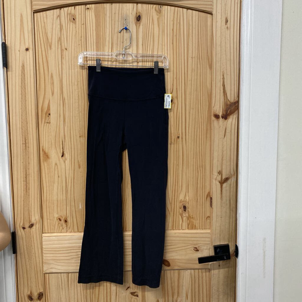 WOMENS LULULEMON BLK FLARE LEGGINGS 4