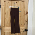 WOMENS TNACTION BROWN FLARE LEGGINGS XS