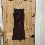WOMENS TNACTION BROWN FLARE LEGGINGS XS