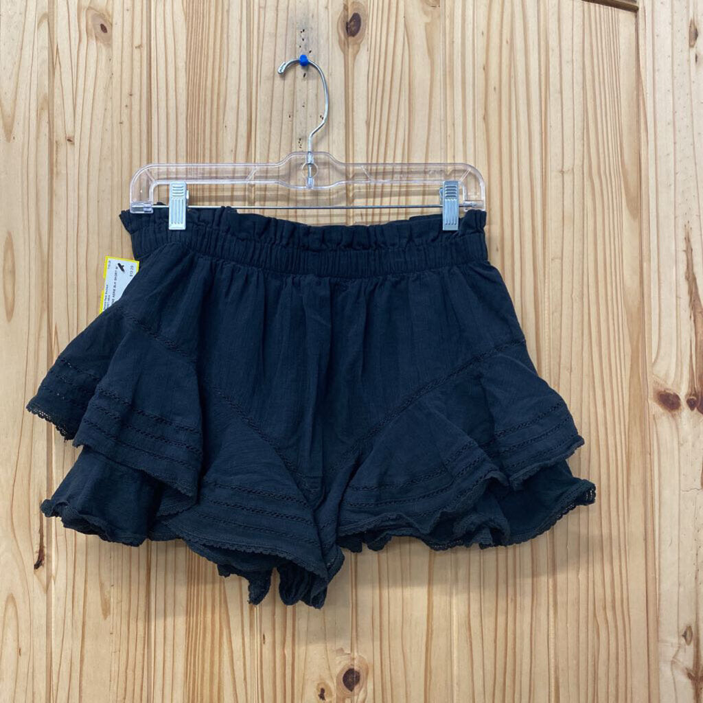 WOMENS AERIE BLK SKORT M