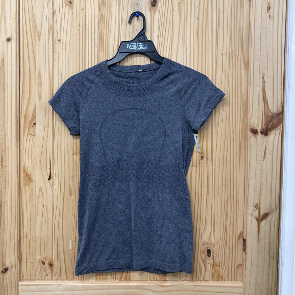 WOMENS LULULEMON DK GREY SHIRT 6