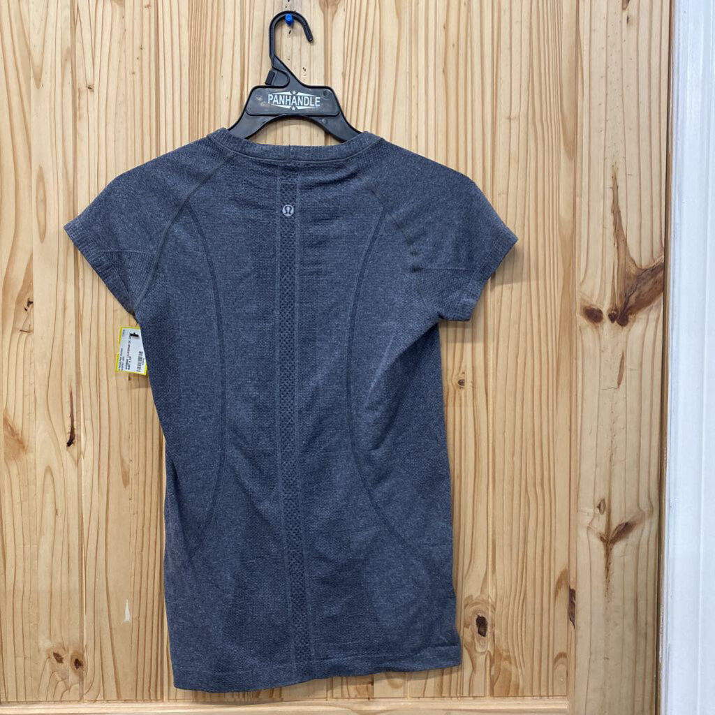 WOMENS LULULEMON DK GREY SHIRT 6