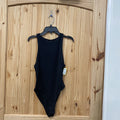 WOMENS ZARA BLK SL BODYSUIT S