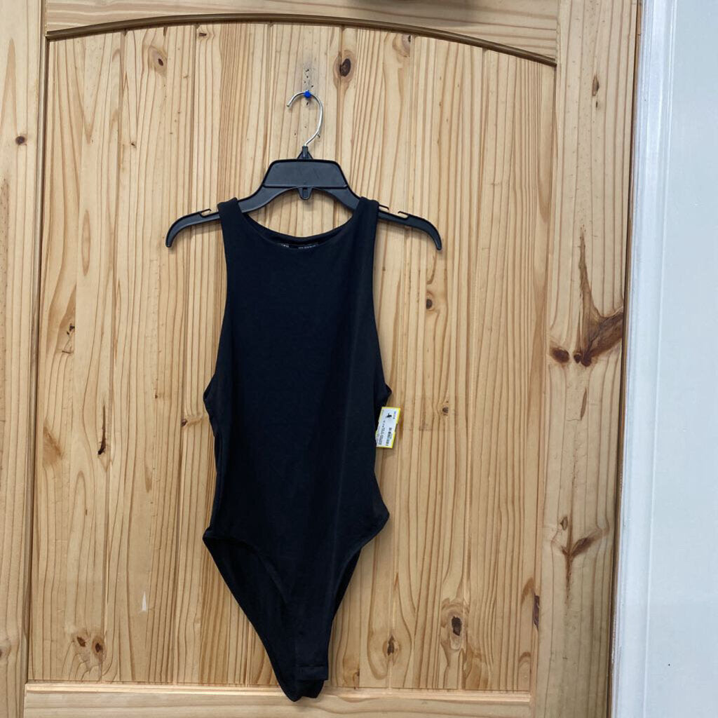 WOMENS ZARA BLK SL BODYSUIT S