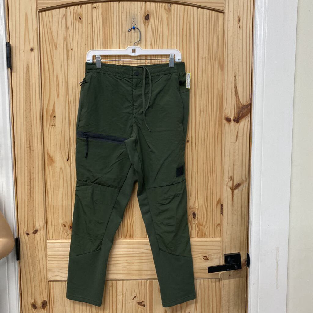 WOMENS GYMSHARK DK OLIVE GREEN PANTS S