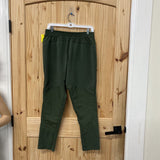 WOMENS GYMSHARK DK OLIVE GREEN PANTS S