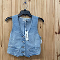 GIRLS ROLLA'S lLT DENIM VEST M 10 NWT