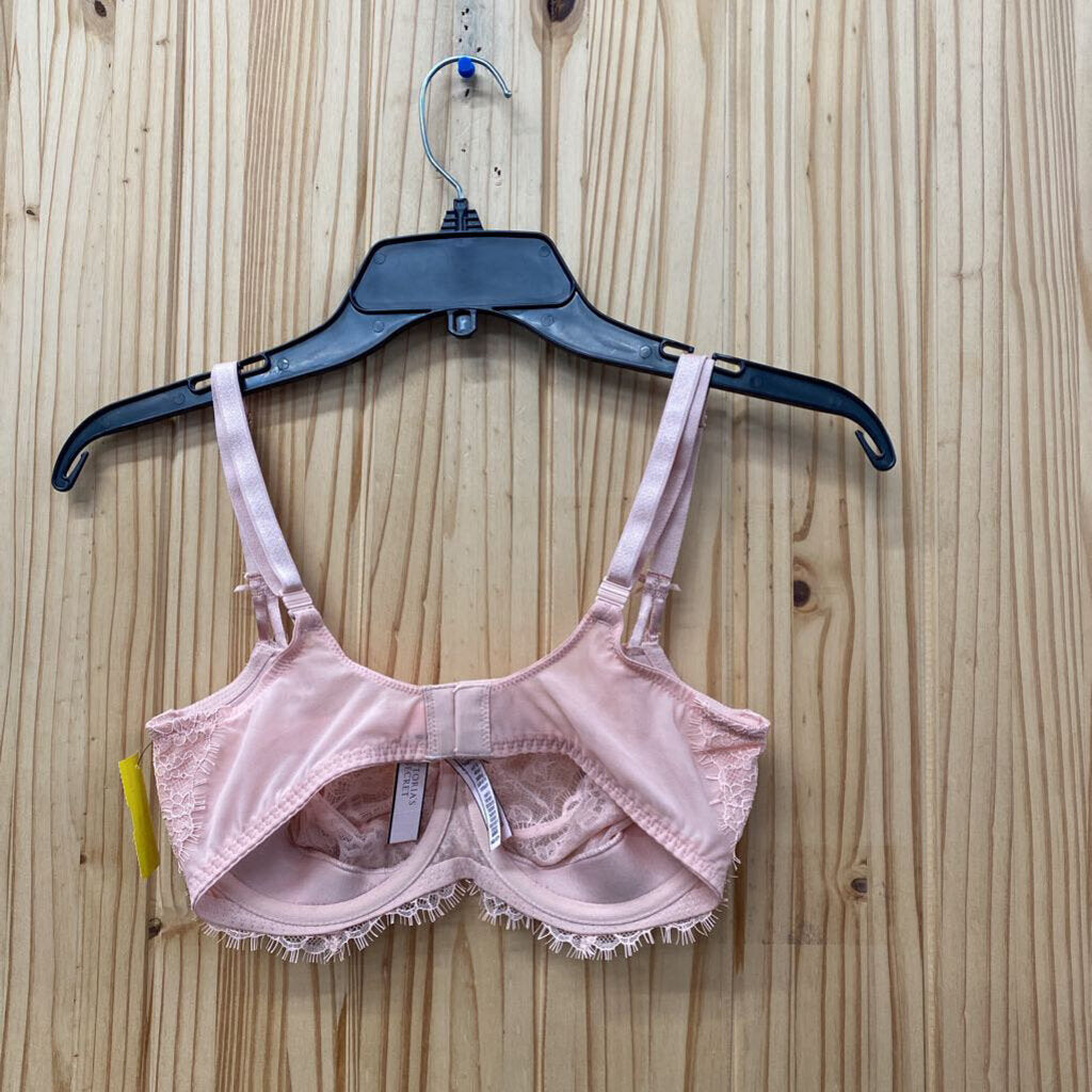 WOMENS VICTORIA'S SECRET LT PINK BRA 34D NWT