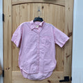 ANTHROPOLOGIE PINK BUTTON UP SHIRT S