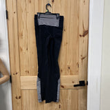 WOMENS LULULEMON BLK/WHITE LEGGINGS 4