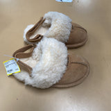 GIRLS BEAR PAW TAN CLOGS 9 NEW