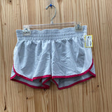 WOMENS NIKE SHORTS LT GREY/WHITE/MAGENTA S