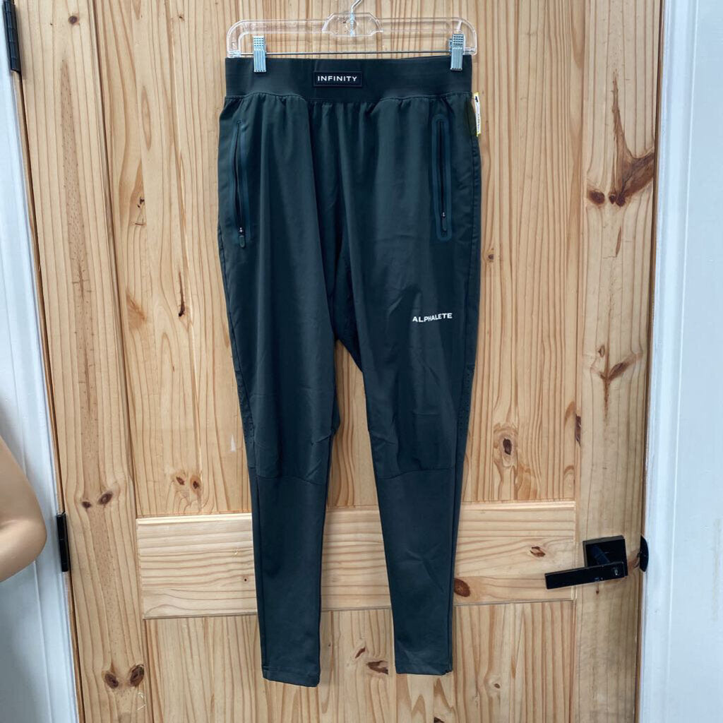 WOMENS ALPHALETE INFINITY DK GREEN JOGGERS S