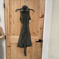 WOMENS BANANA REPUBLIC SL DK OLIVE GREEN DRESS 2