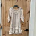 WOMENS ENTRO LT BEIGE DRESS S