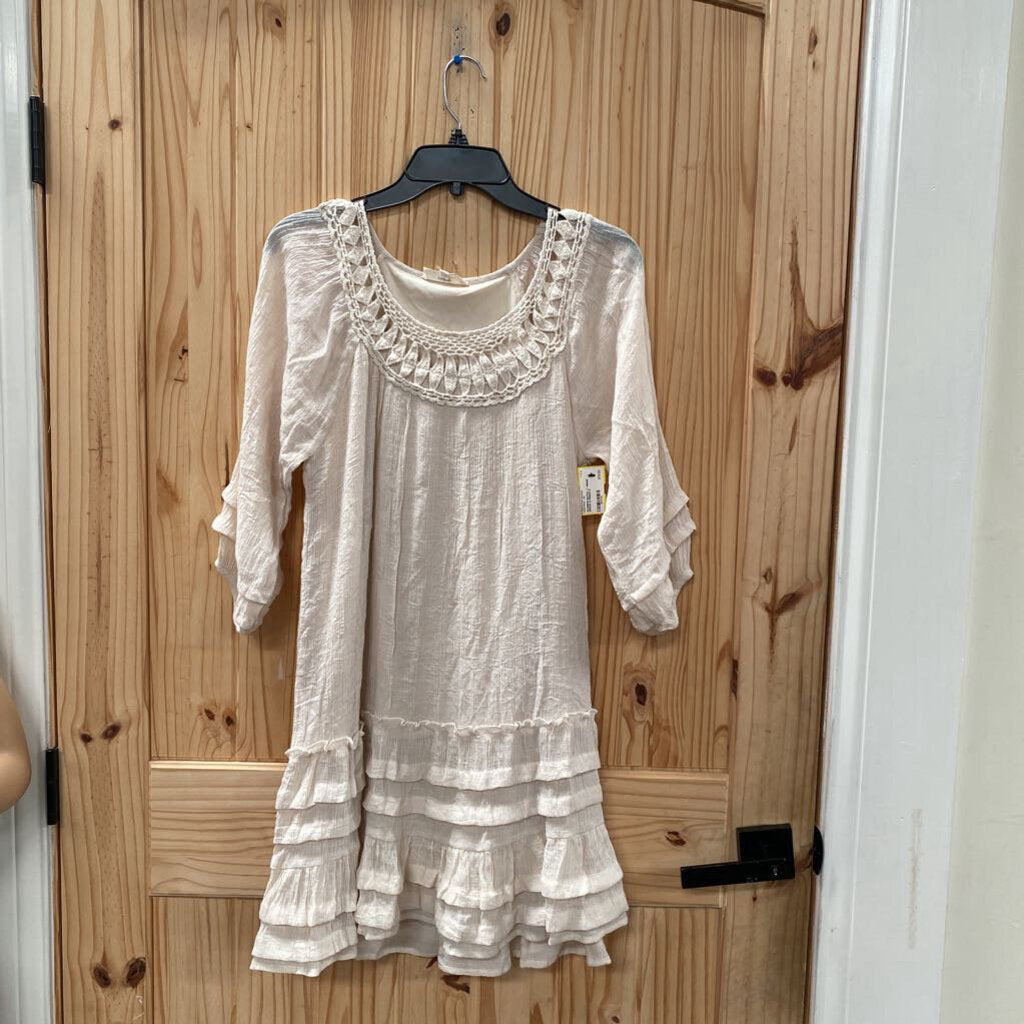 WOMENS ENTRO LT BEIGE DRESS S