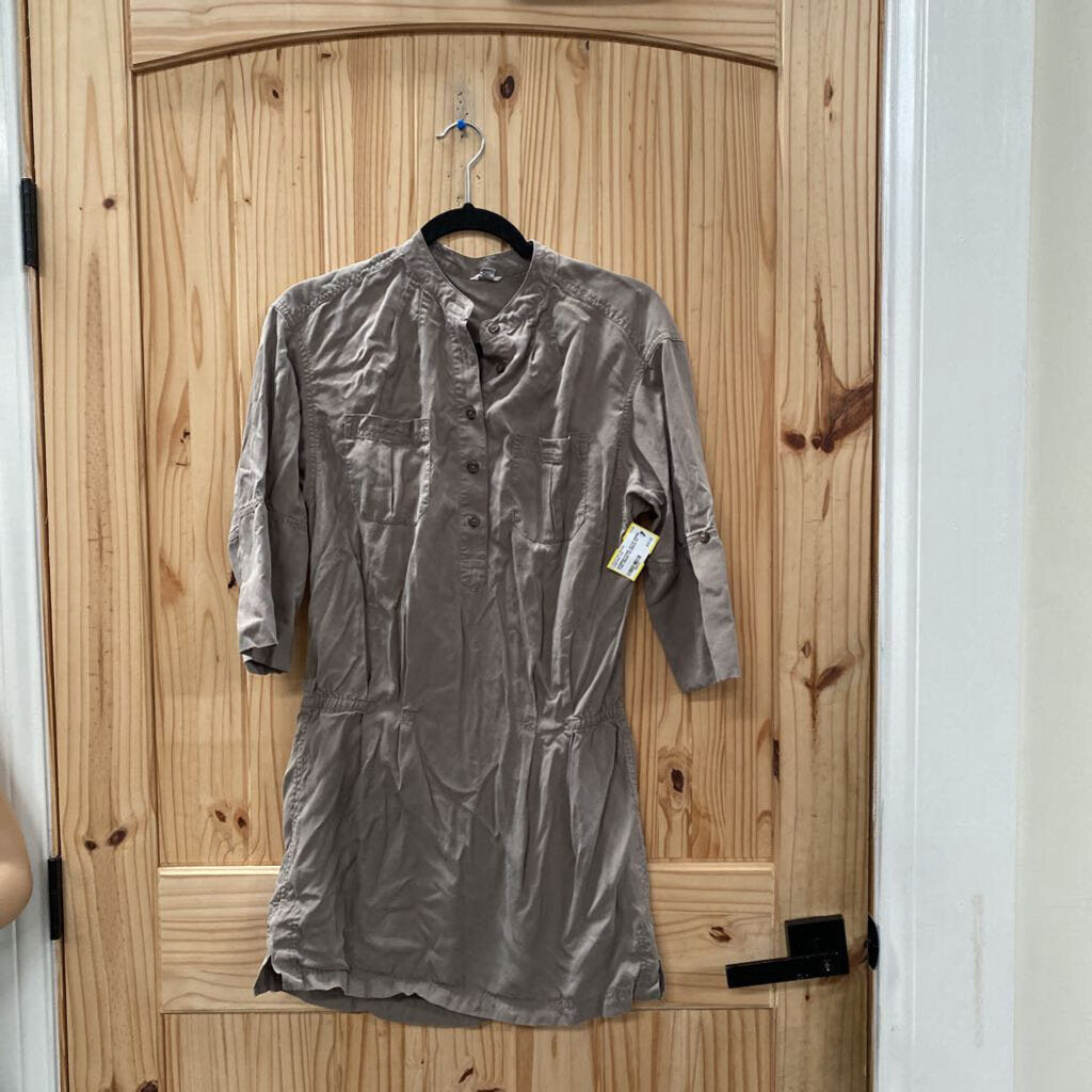 WOMENS FOSSIL OLIVE GREEN TUNIC DRESS XS