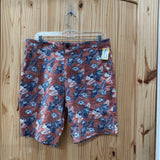 MENS JACHS NEW YORK SHORTS RUST FLORAL 32 NWT