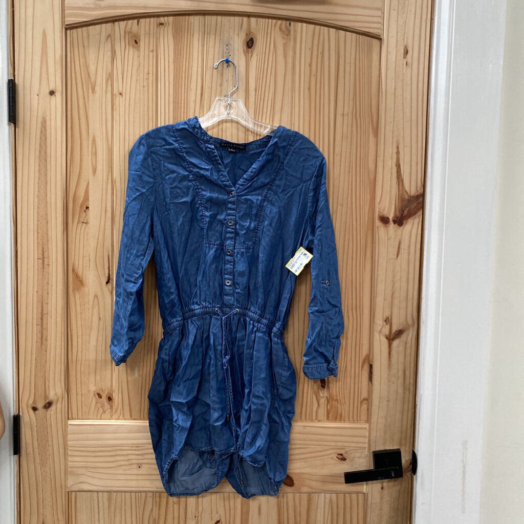 WOMENS HAUTE MONDE DENIM ROMPER L