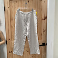 WOMENS CUBAVERA LT TAN CASUAL PANTS L